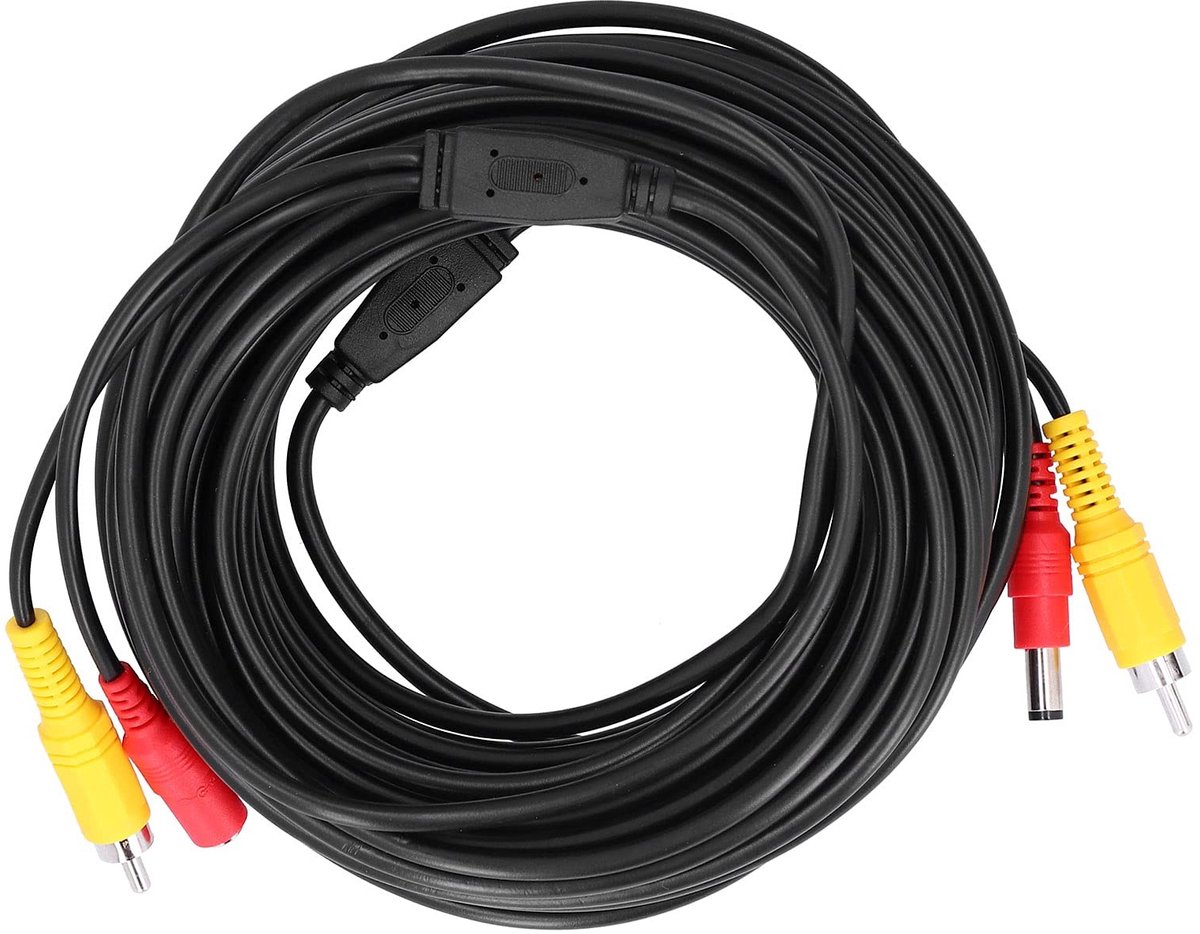 SolidKeus - Draagbare CCTV-kabel met Video- en Stroomoplossing