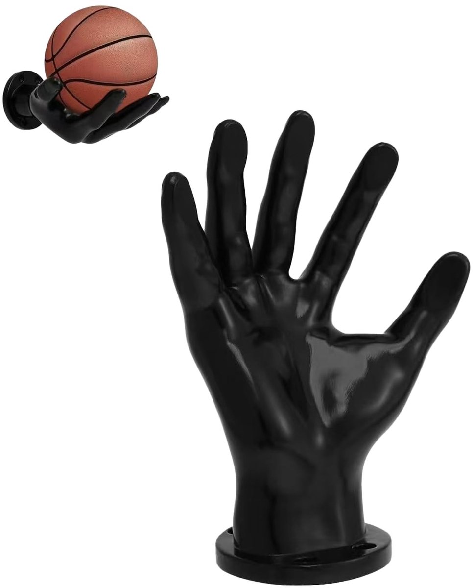 SolidKeus - Set van 2 Handvormige Balhouders voor Basketbal en Voetbal