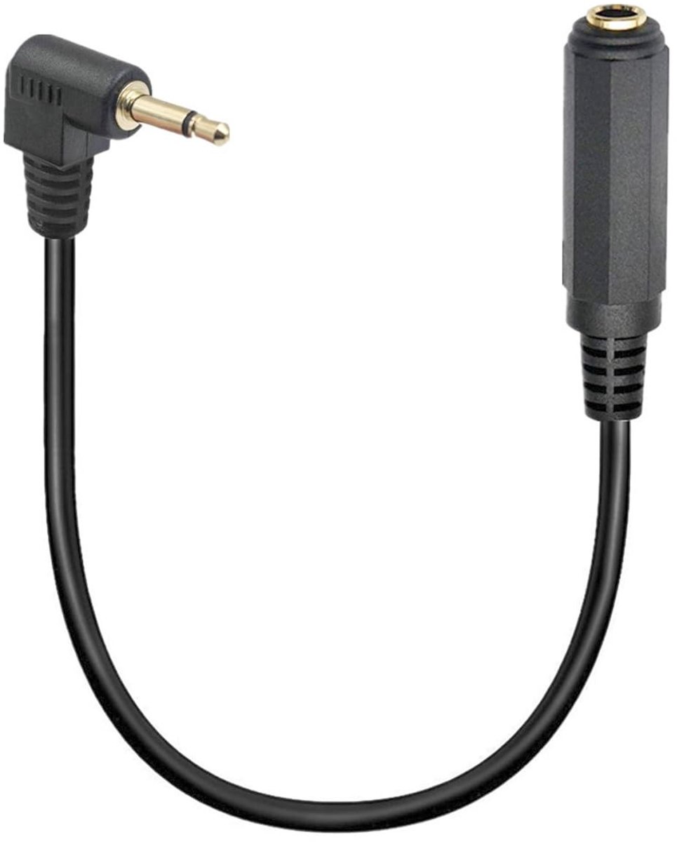 SolidKeus - 6.35mm naar 3.5mm Audio Verlengkabel 30cm