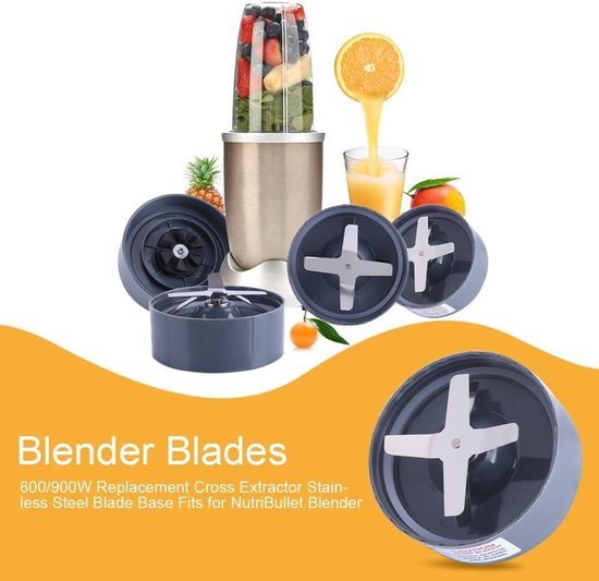 Vervangende Extractor Molen voor Blender - RVS Kruisblad voor 600/900W Sapcentrifuge en Mixers — afbeelding 4