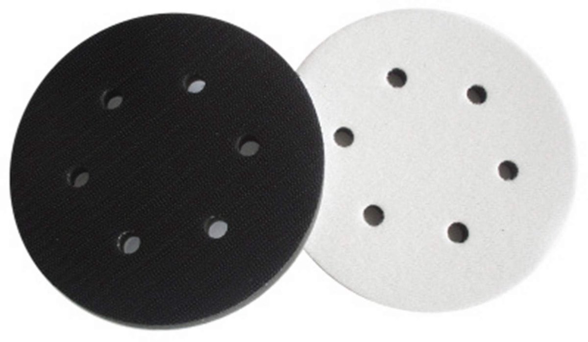 SolidKeus - Soft Buffer Sponge Interface Cushion Pad voor Schuurpads 6 Gaten