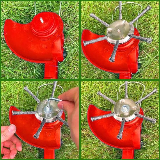 SolidKeus - Stalen Draad Grastrimmerkop voor Tuinonderhoud van Solidkeus — afbeelding 2