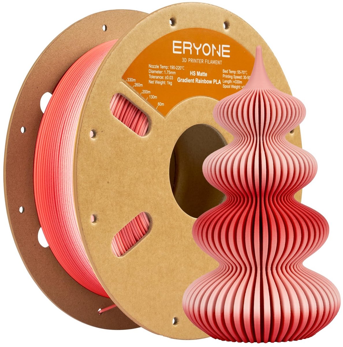 SolidKeus - Multicolored Matt PLA Filament voor 3D Printer, 1.75mm