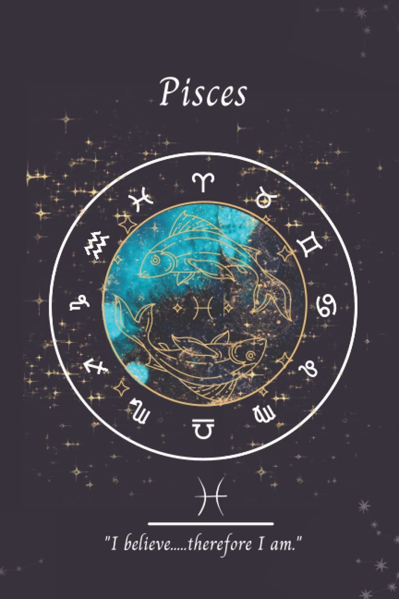 Zodiac Astrological sign notebook: blank lined 120 pages 6 x 9 inches Journal gift for astrology lovers (Pisces zodiac notebook gift )