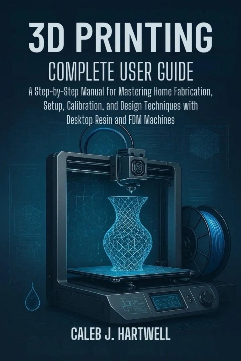 3D PRINTING COMPLETE USER GUIDE: A Step-by-Step Manual for Mastering Home Fabrication, Setup, Calibration, and Design Techniques with Desktop Resin and FDM Machines