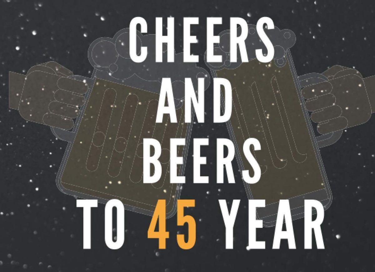 & Beers To 45 Years: Happy Birthday Party Guest Book,Celebrating 45 Years,Gift Sign In Log