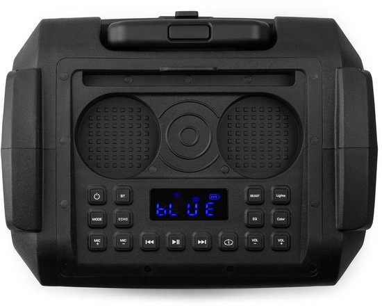 Vonyx SPLASH300 portable speaker met draadloze handmicrofoons - Ideaal voor groepslessen - IPX5 van Vonyx — afbeelding 4