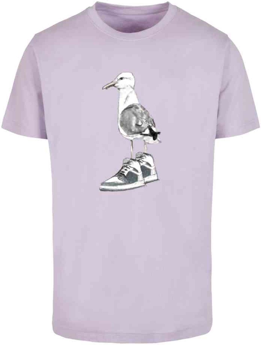 Mister Tee Seagull Sneakers Heren Tshirt XL Paars