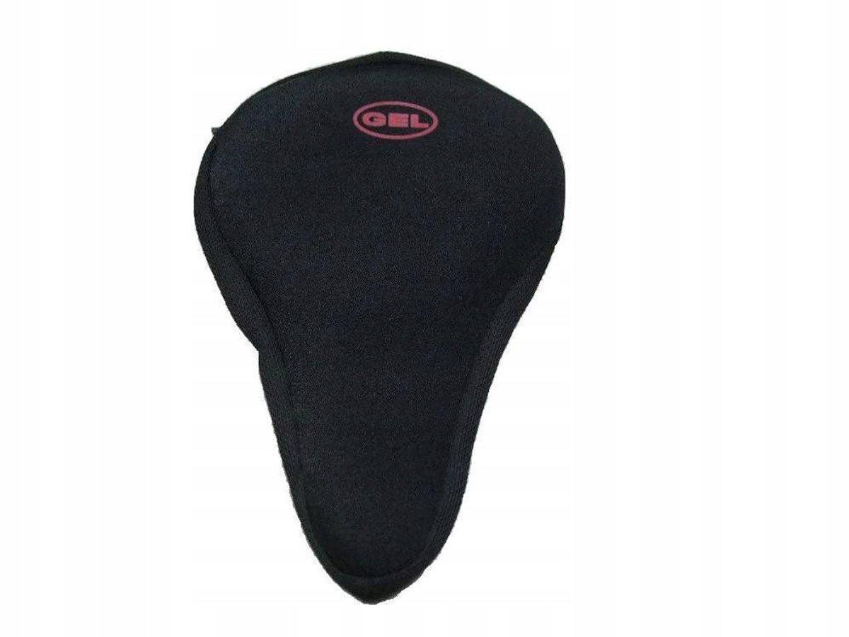 GEL Fietstoelhoes - Comfortabele Gel Zadelovertrek Zwart