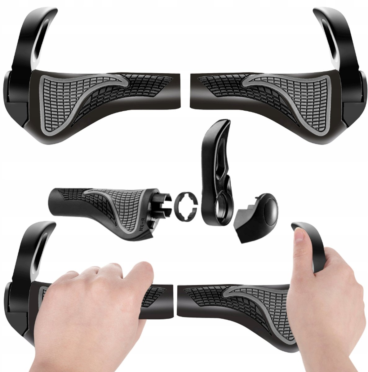 Universele Fietshandvatten met Ergonomische Grip en Antislip Rubber
