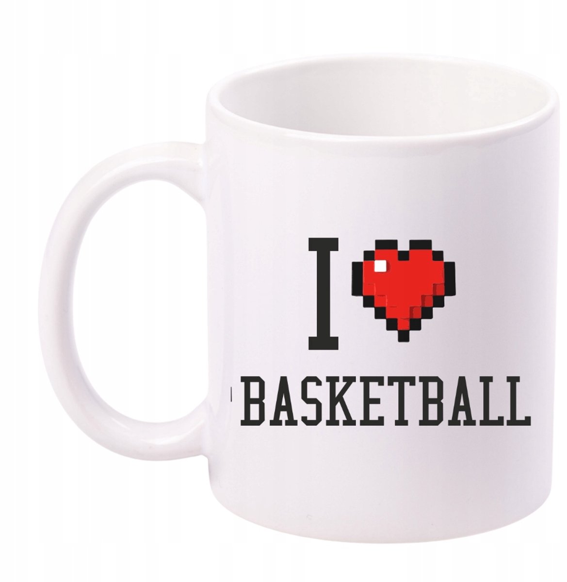 Gouden Mok 'I Love Basketball' - Uniek cadeau voor fans (330ml)