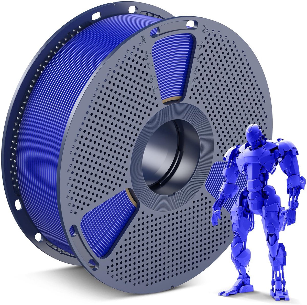 SolidKeus - PLA 3D Printer Filament 1.75mm in Klein Blauw, 1kg