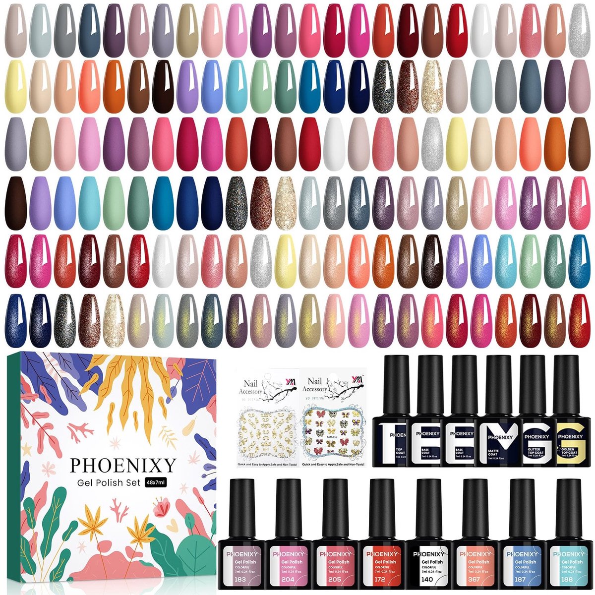 SolidKeus - Gellak Nagellak Set 42 Kleuren en 6 Speciale Kleuren