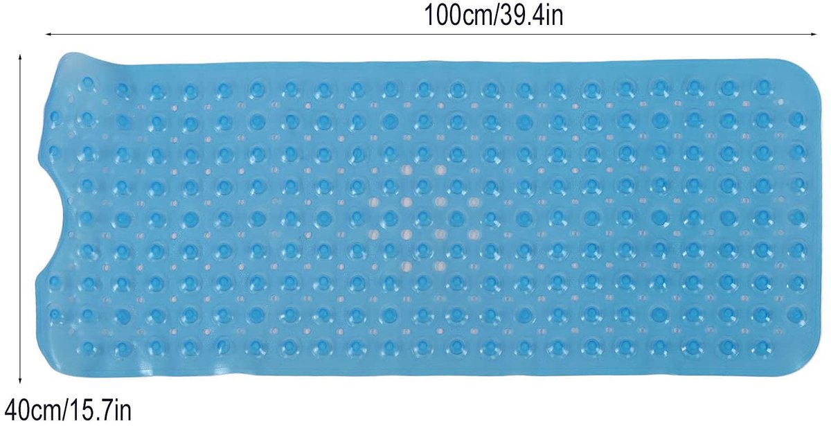 SolidKeus - Antislip PVC Badmat voor Doucheruimte, Massagekiezelontwerp
