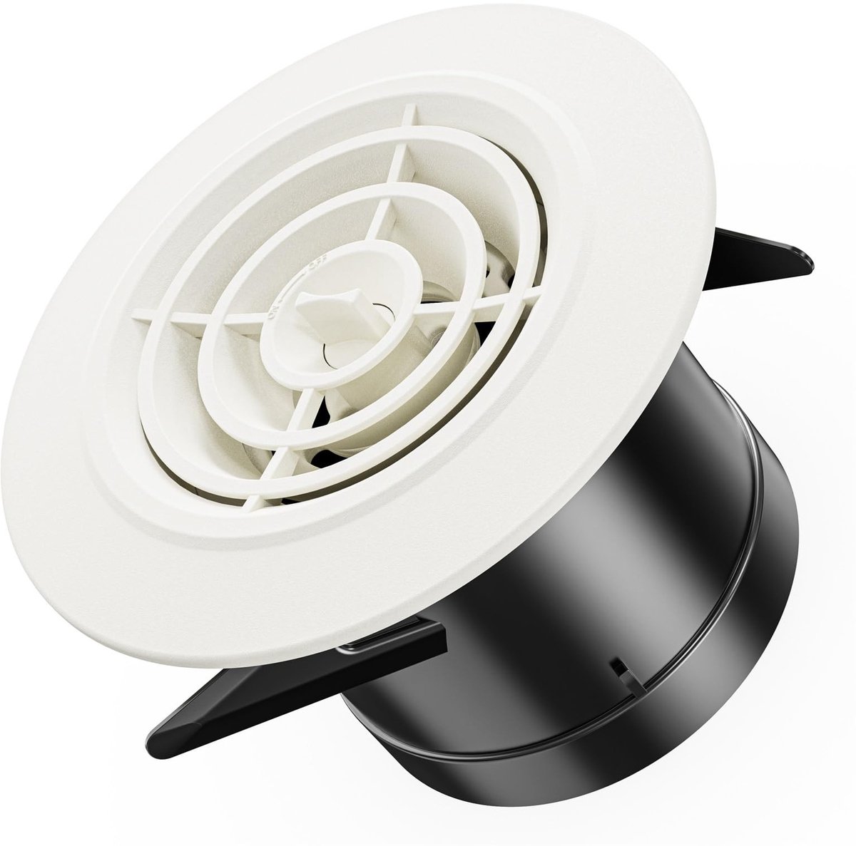 SolidKeus - 100mm Ventilatierooster met Verstelbare Luchtuitlaat