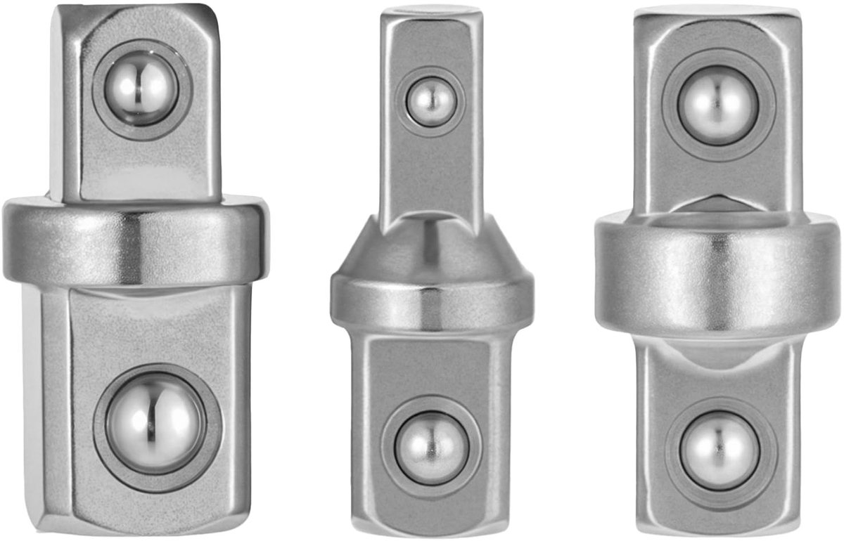 SolidKeus - 3-delige Set van Universele Adapter voor Steeksleutels