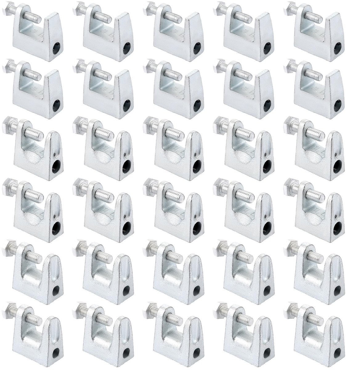 SolidKeus - Set van 30 Draagklemmen voor Bevestiging van Leidingen