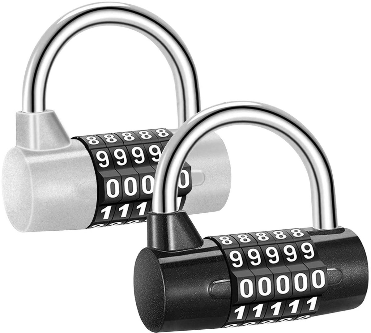 SolidKeus - Set van 2 Combinatie Hangsloten