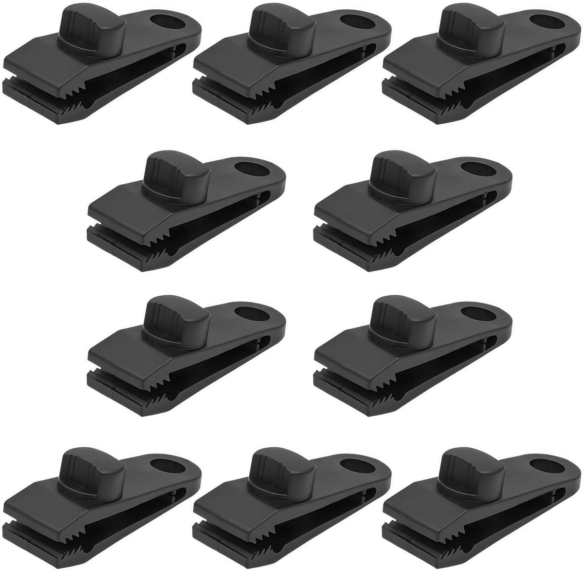SolidKeus - Set van 10 Plastic Clips voor Tent en Zeilbevestiging