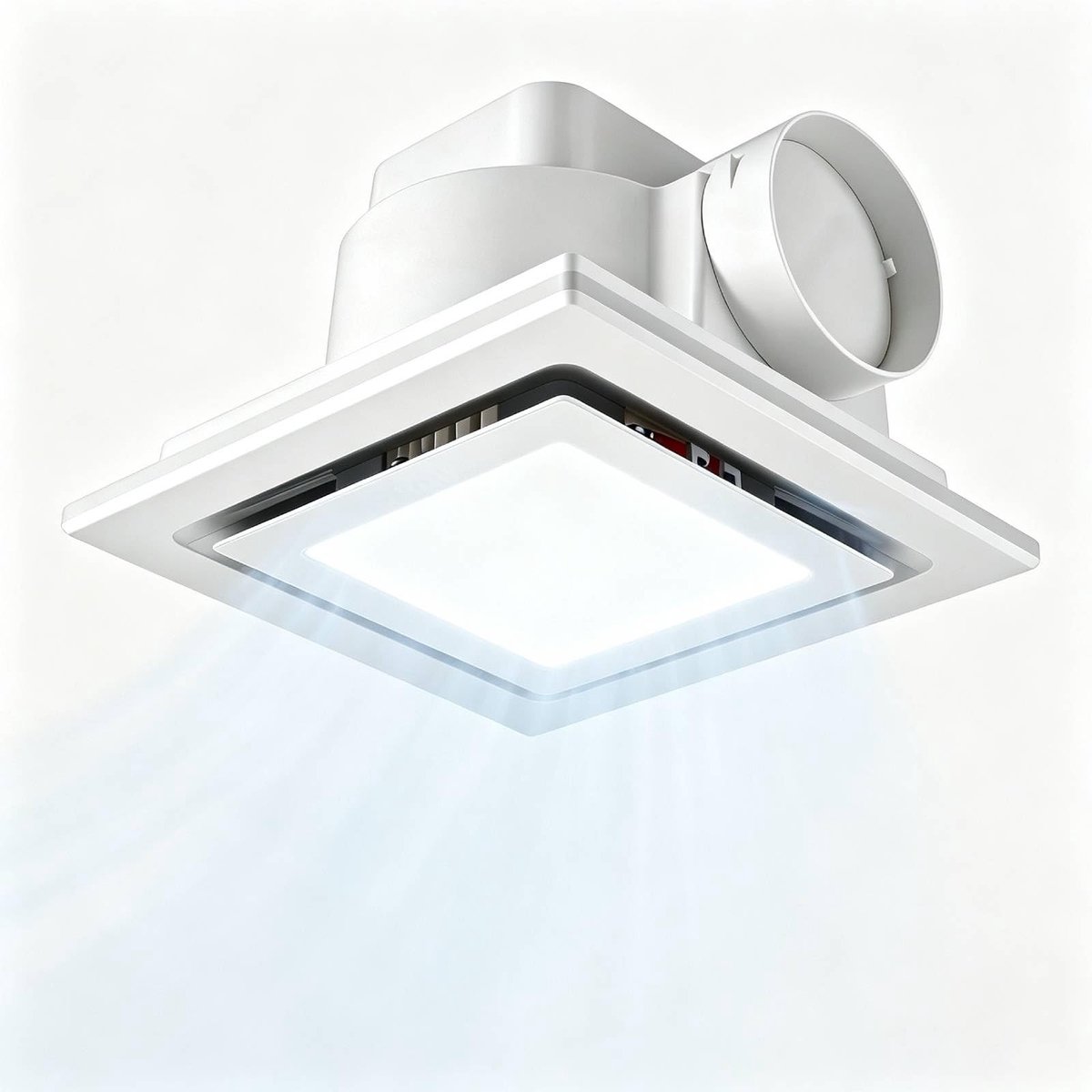 SolidKeus - Badkamer Ventilator met Dimbare LED Verlichting
