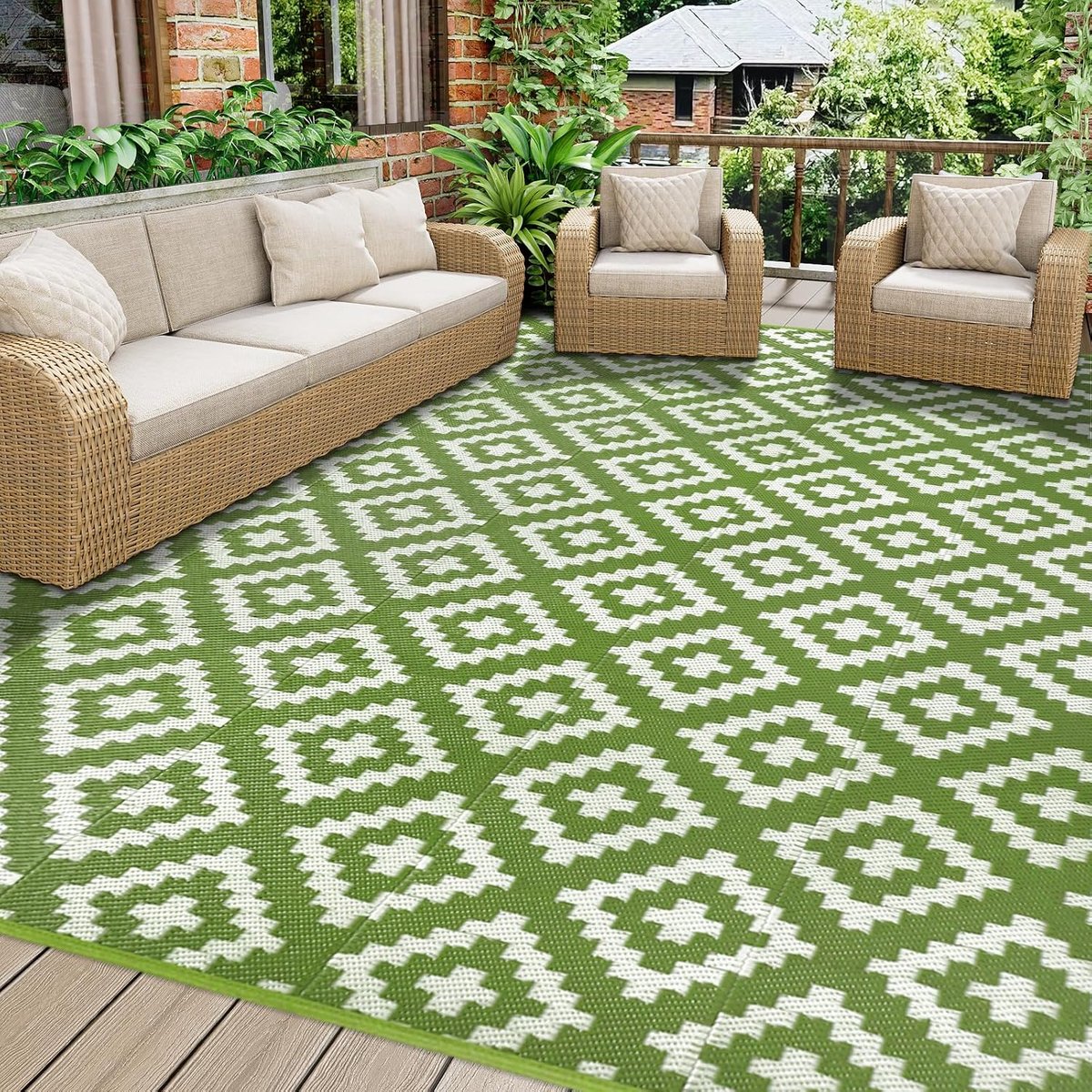 Duurzaam outdoortapijt voor tuin en buiten