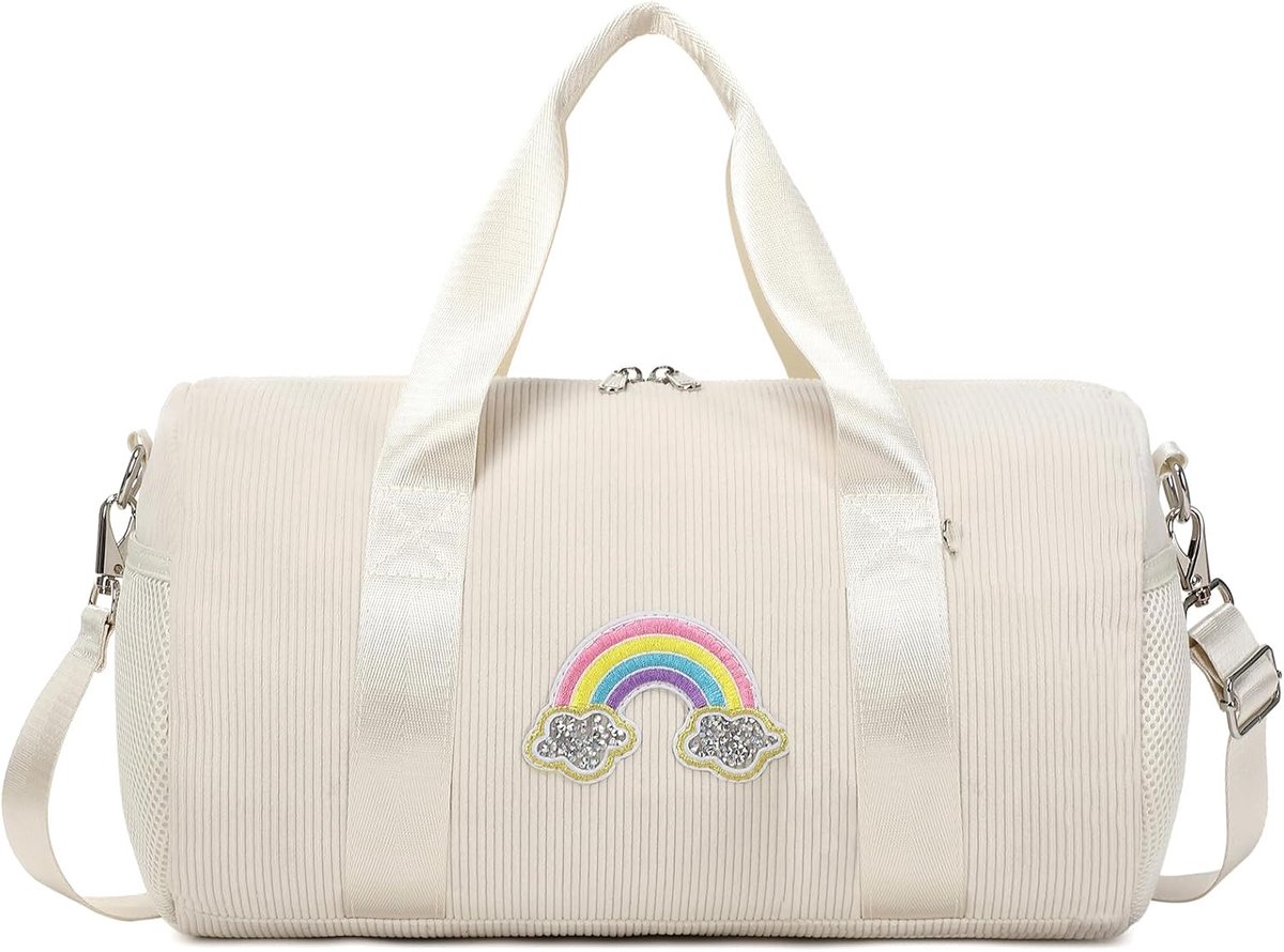 Sporttas voor meisjes, kinderen, danstas, weekendtas, kinderen, reistas, meisjes, ballettas, gymtas, ballerina's