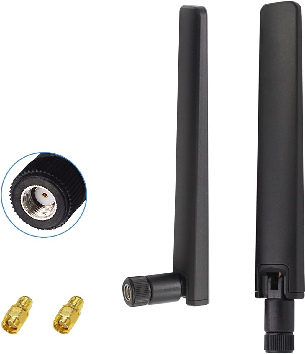 6E-antenne Dual Band 2,4 GHz 5 GHz 5,8 GHz 12 dBi MIMO RP-SMA-connector Antenne voor WiFi WLAN-router Draadloze netwerkkaart USB-adapter Beveiliging IP-camera Monitor Bluetooth-antenne