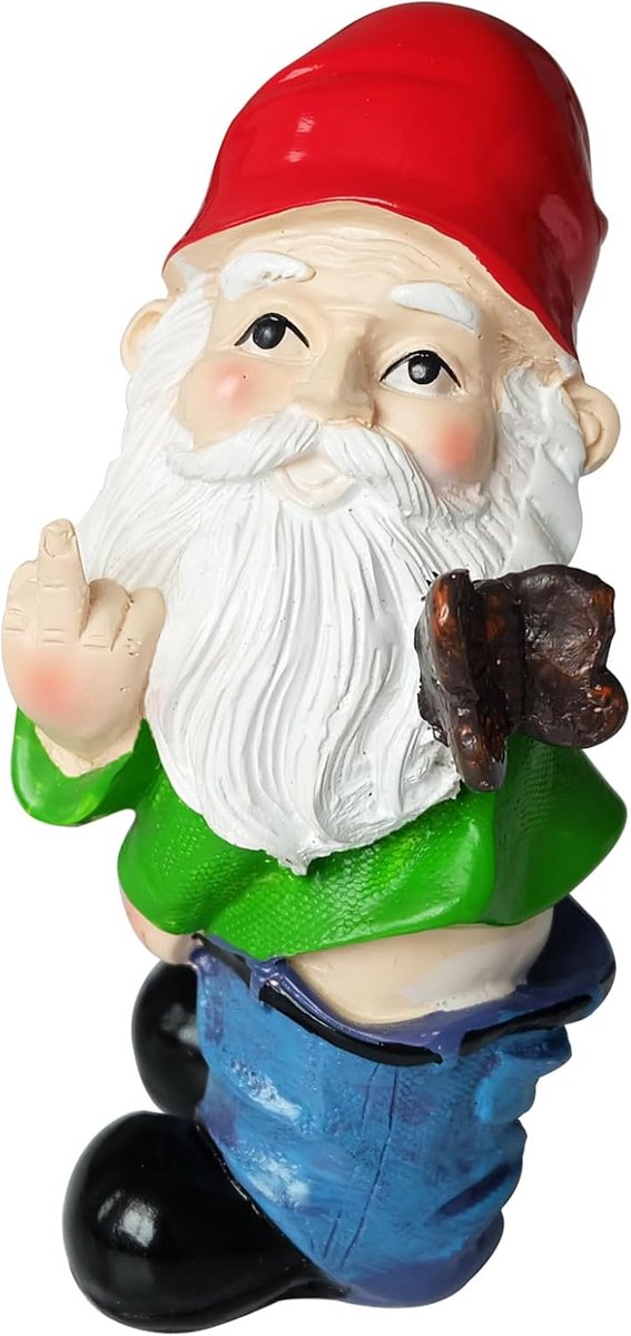 Tuinkabouter Handwerk, Tuin Gnomes Grappig, Creatieve Tuinkabouter, Tuindecoraties, voor Het Decoreren Van Tuin, Eettafel, Vakantiefeest (Rood)