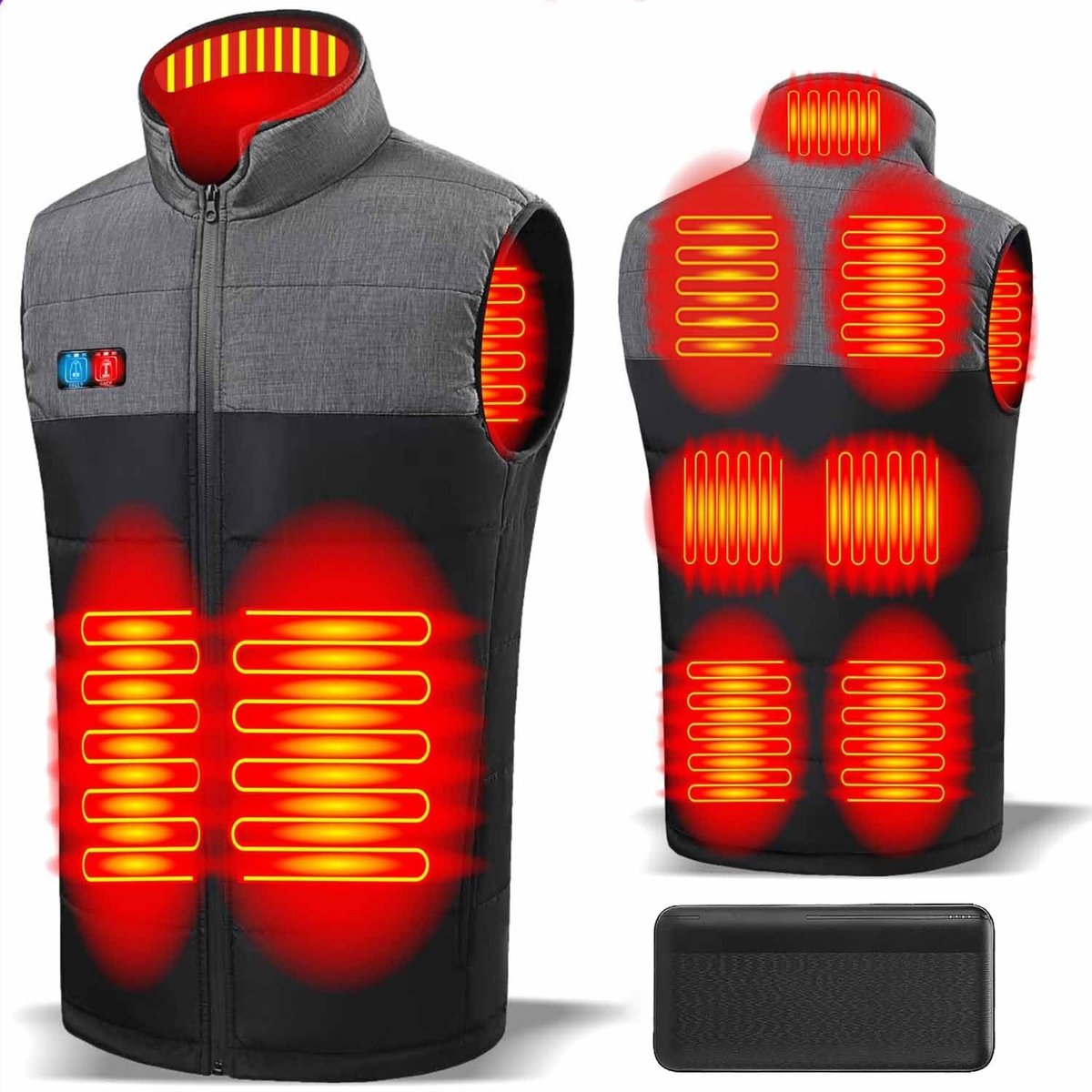Omgoods - Verwarmde Vest met Powerbank voor Dames en Heren