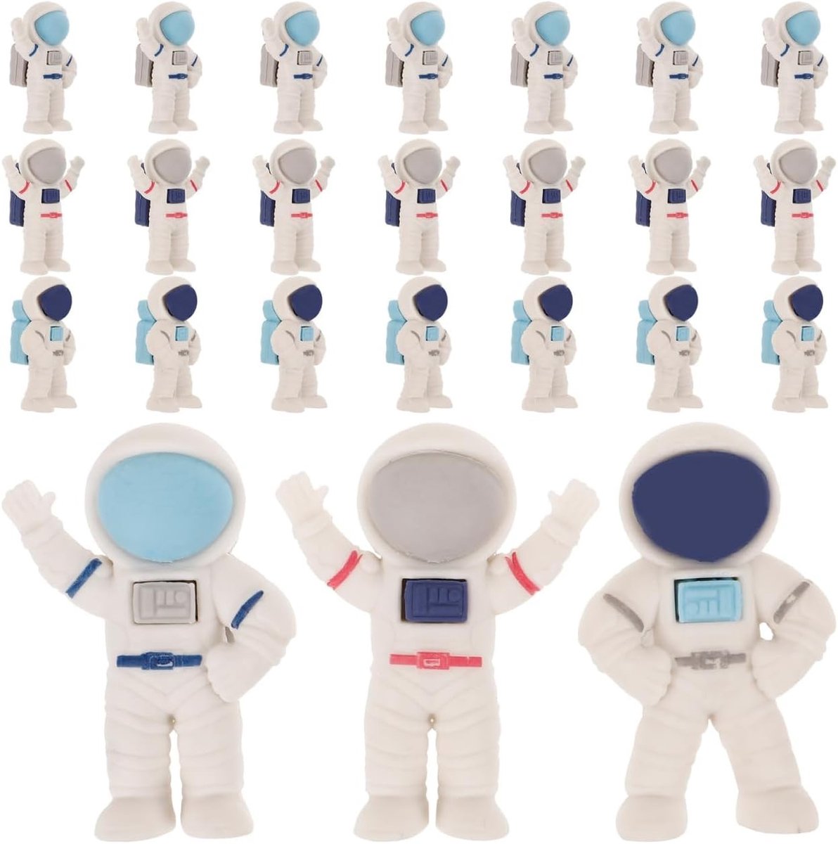 Kawaii astronauten gum voor studenten, schattige ruimte thema gummen, perfect voor Pasen en kantoorbenodigdheden