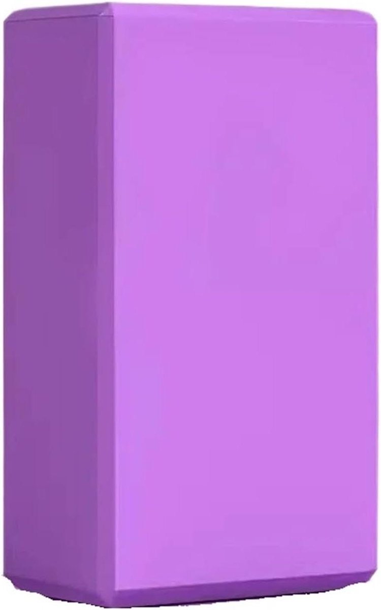 Yoga Blokken Set - Fitness Steun - Oefening Stabiliteit - Lichtgewicht Schuim - 22 x 157 x 75 cm - Paars