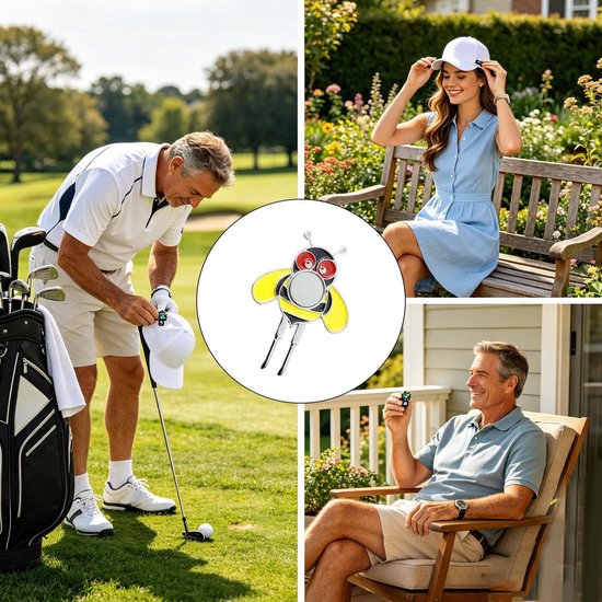 Elzusha - Magnetische Golfbal Marker Hoed Clip — afbeelding 3