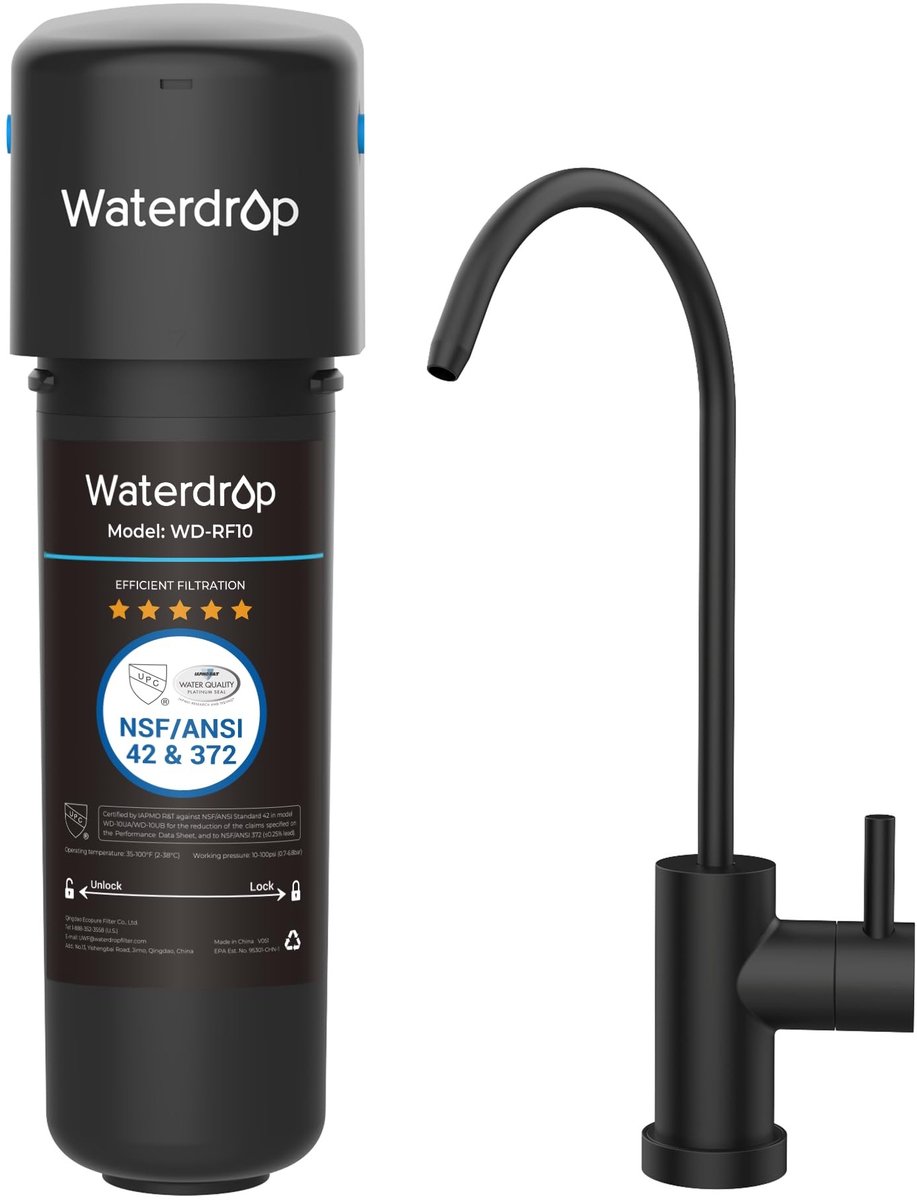 SolidKeus - Waterfilter Systeem met Speciale Kraan, Voor Drinkwater van Hoge Kwaliteit
