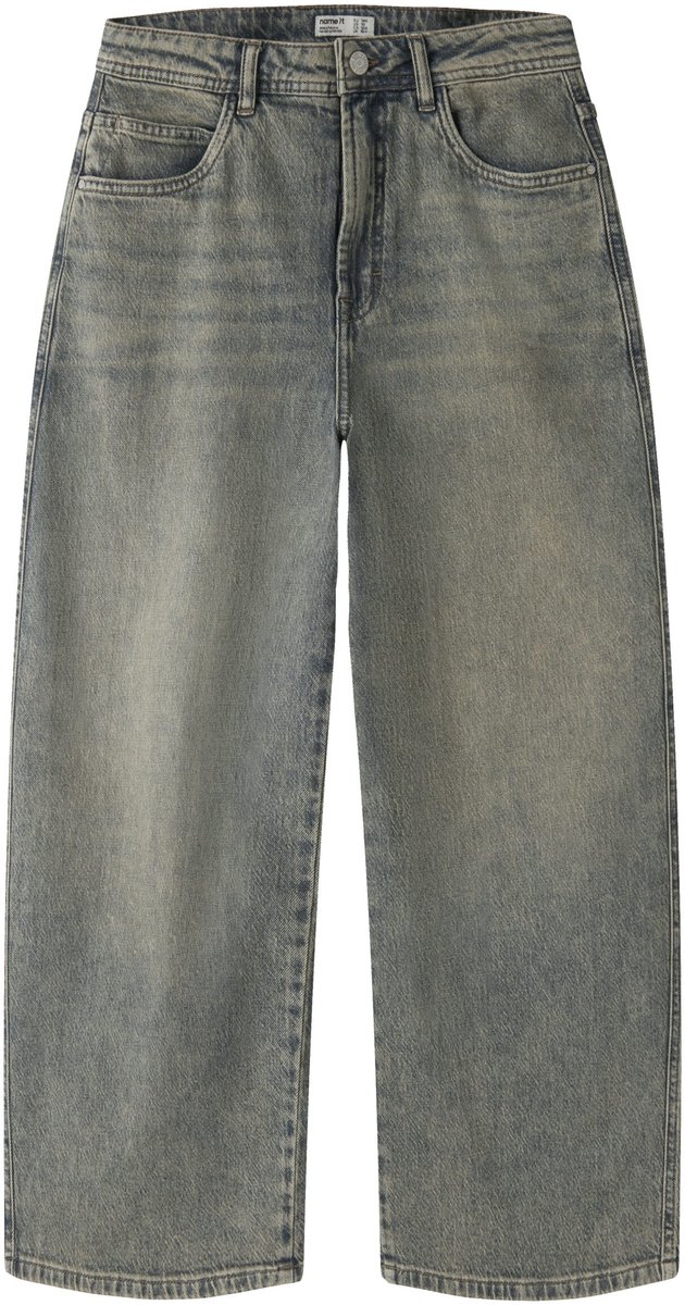 Name It - Broek - NKMBEN X-SKATER - Vintage Medium Blue Denim - Maat 134
