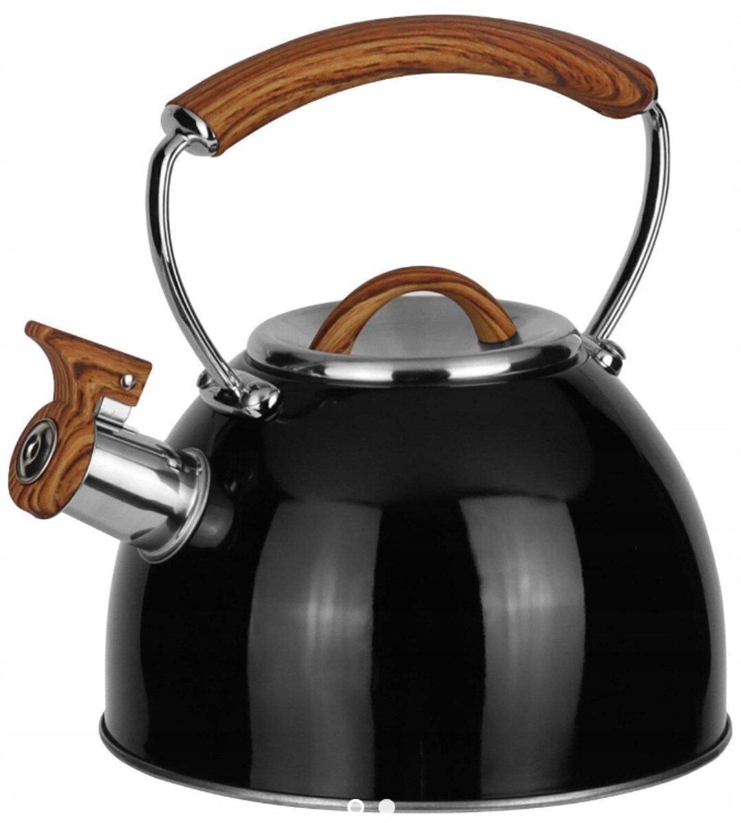 Ronner Stalen Fluitketel 2,5L - Zwart