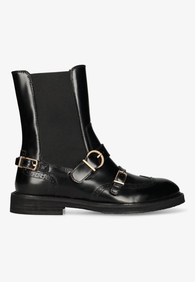 Fred De La Bretoniere - PARIS EDANE Ankle Boot Leather Black - Maat 38