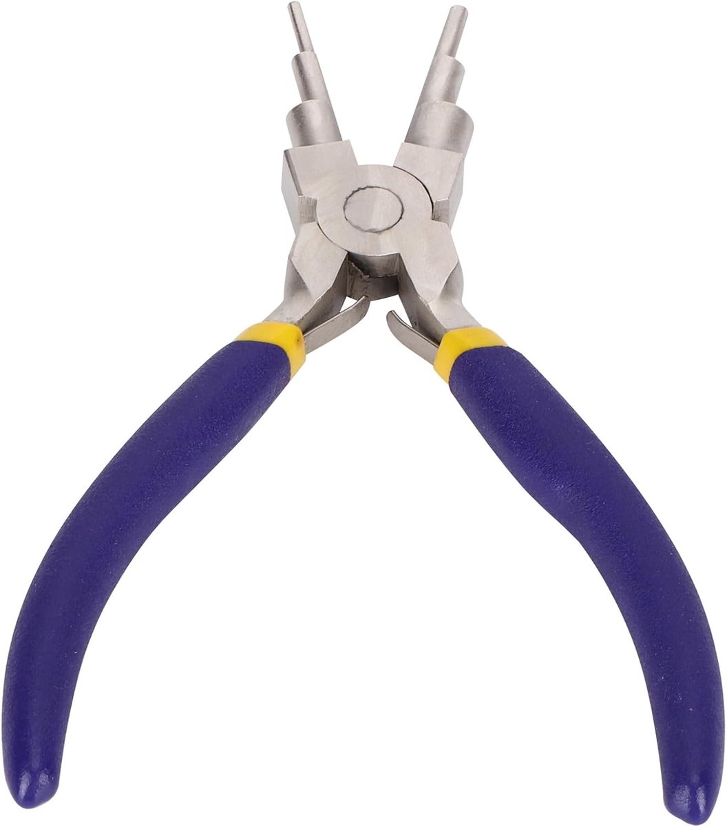 Tang, Ronde neus Carbon Staal Paars Handvat voor Reparatie en Handwerken