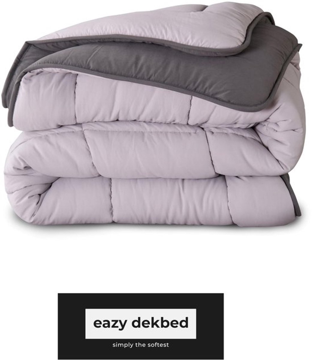 Dekbedovertrek 240 x 220 cm - Dekbed zonder Overtrek - Hoesloos - Bedrukt - Anti Allergie - Omkeerbaar Dekbed