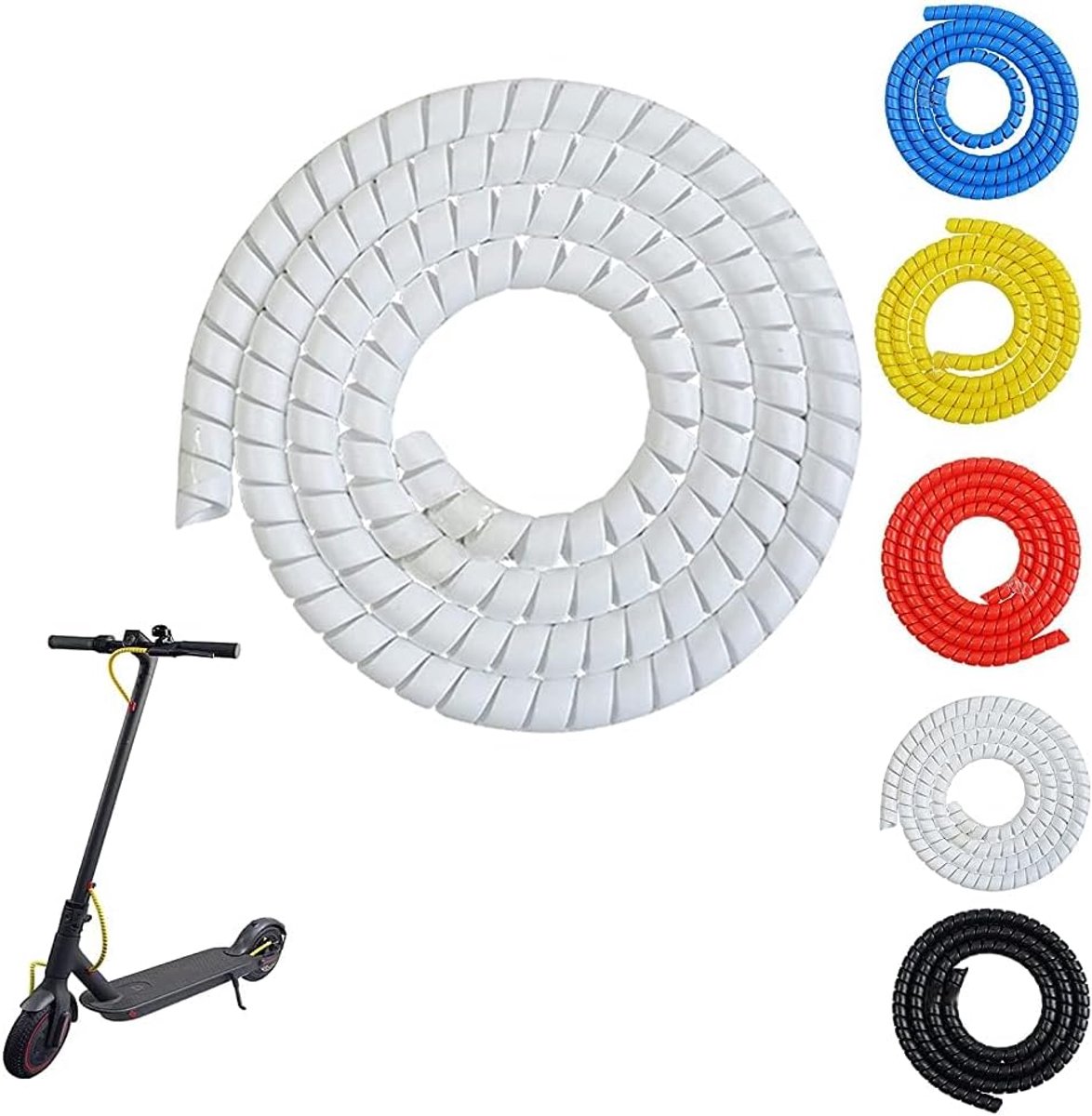 1 m spiraalkabelbescherming voor Xiaomi M365/Pro/1S voor Ninebot G30 Scooter Brake Spiraal Tube Cable Protector Cover voor accessoires voor elektrische scooter