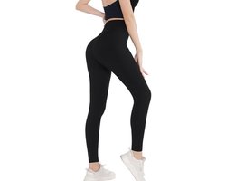 Sportlegging voor dames, lange fitnessbroek voor dames, fitness slim fit, broek met hoge taille, elastisch/zacht voor fitness, yoga, fietsen
