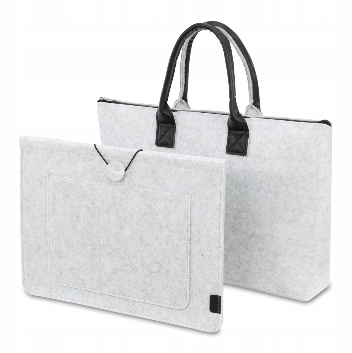 Laptoptas 14 inch van vilt met beschermhoes