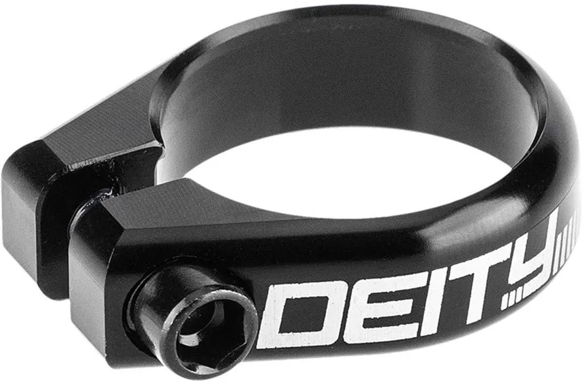 Deity Circuit Zadelklem Zilver 34.9 mm