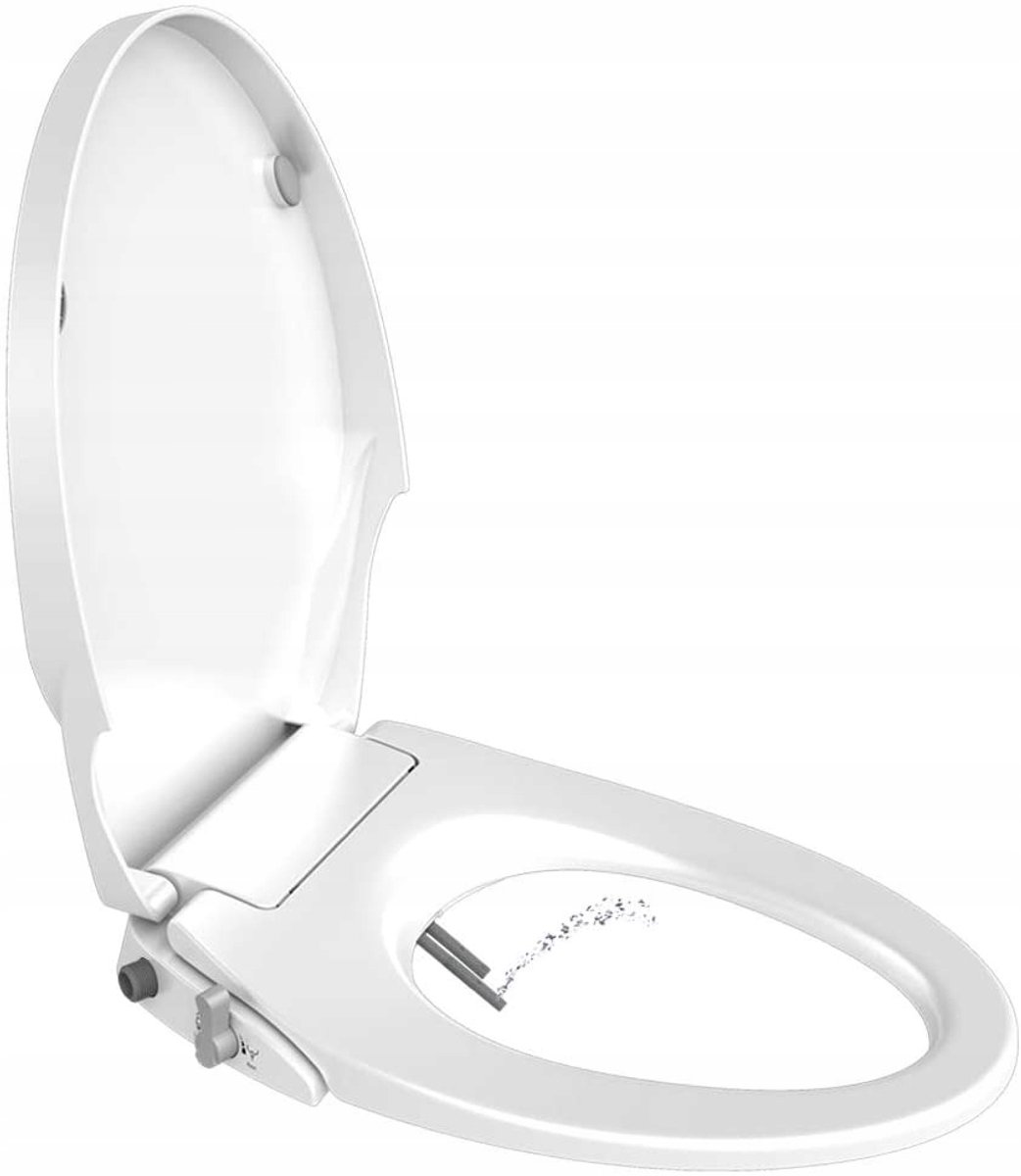 GEOATON Redondo Bidet Toiletbril - Wit, Polyester, Soft Close