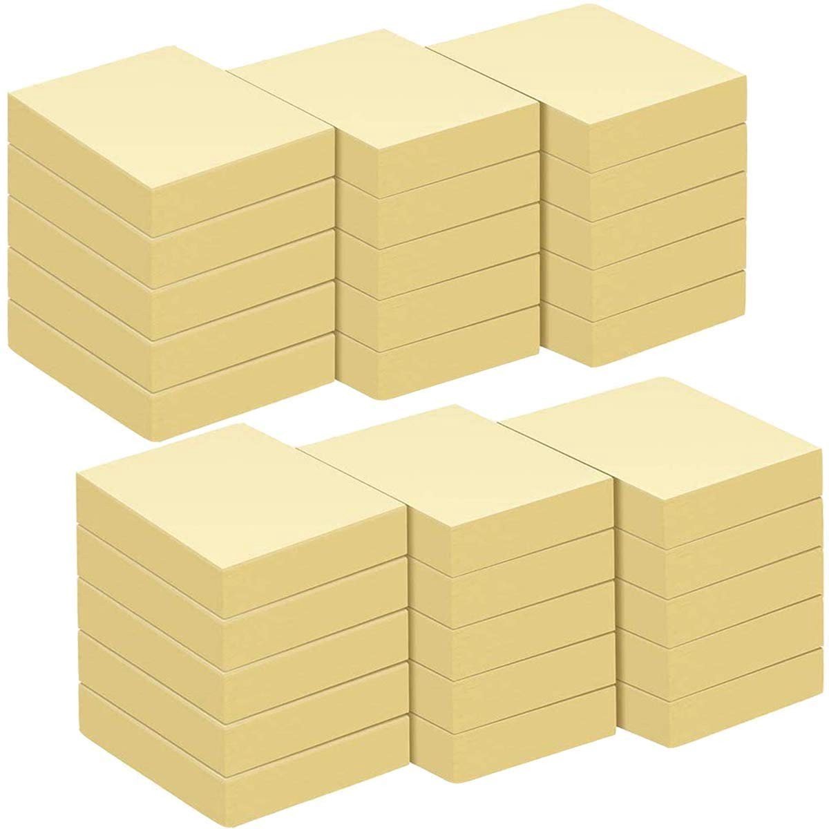 SolidKeus - Zelfklevende Notities, 51 x 38 mm, 3000 Vellen voor Memos