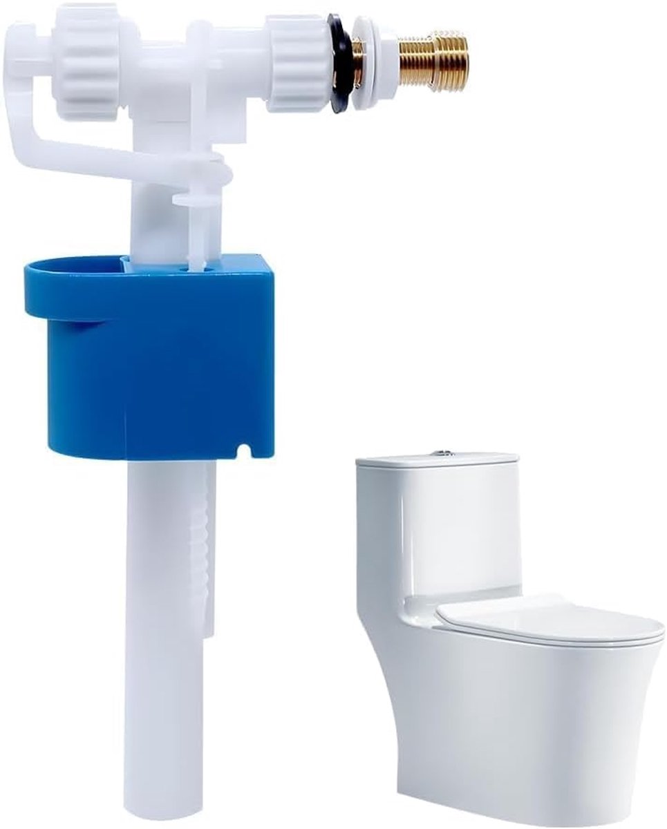 Spoelbak reserveonderdelen - spoelbak vulventiel universeel G3 - 8 inch en G1 - 2 inch vlotterventiel spoelbak toiletspoelbak vulventiel voor spoelbak messing aansluiting spoelbak vlotter