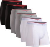 DANISH ENDURANCE Boxers Bamboe Viscose Sous-vêtements pour hommes - confort de port ultime - Pack de 6 - Multicolore - Taille S