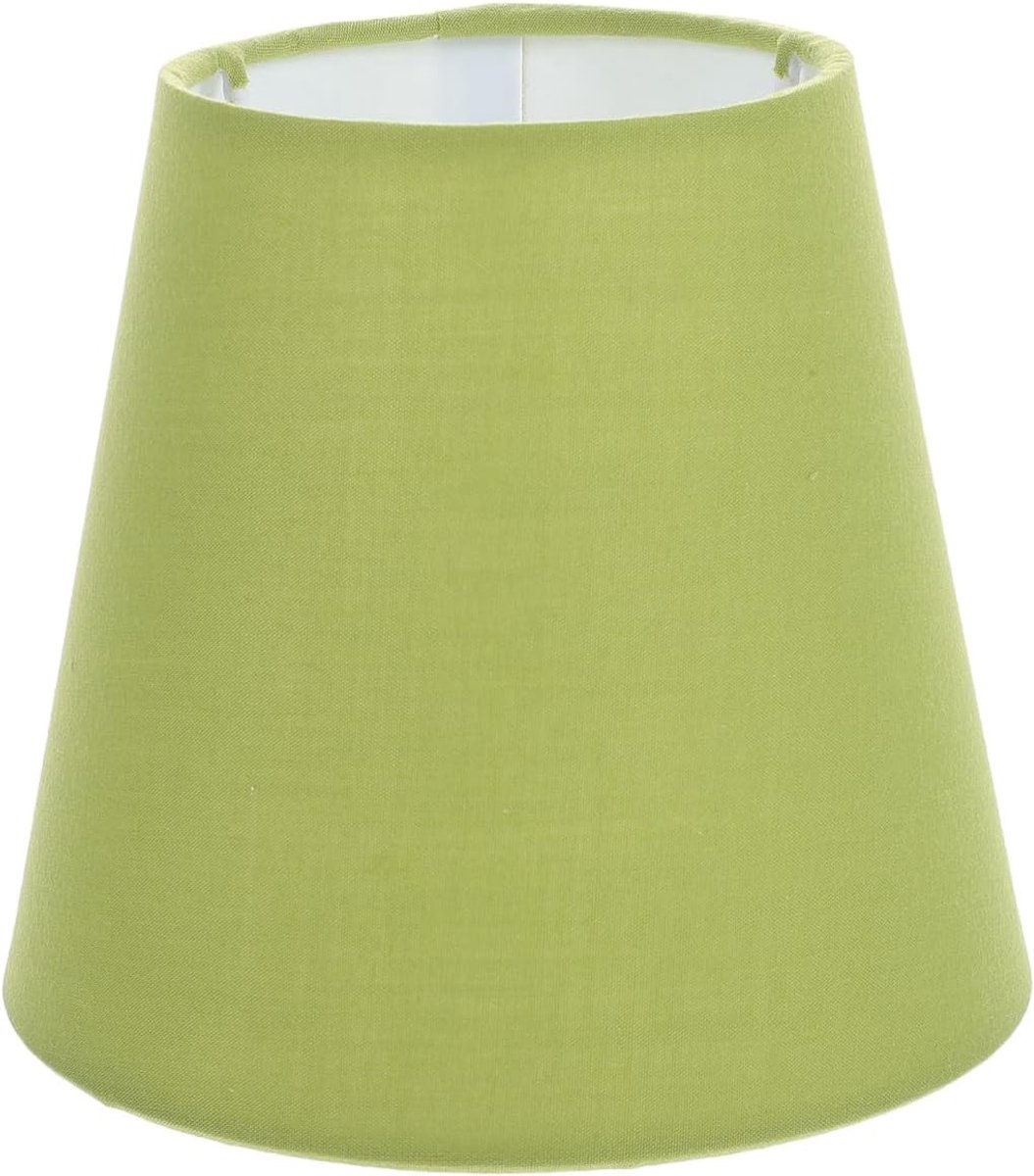 Kleine stoffen lampenkap E14 in vintage retro stijl voor tafellamp, vloerlamp en wandlamp - 14 x 14 x 13 cm, perfect voor slaapkamer en woonkamer