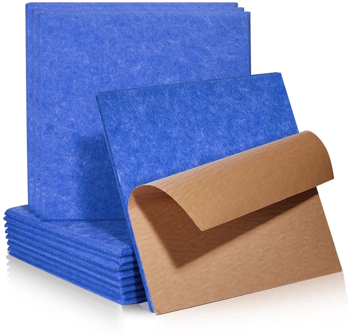 Omgoods - Set van 12 Geluidsabsorberende Acoustic Plates voor Wanden en Plafonds