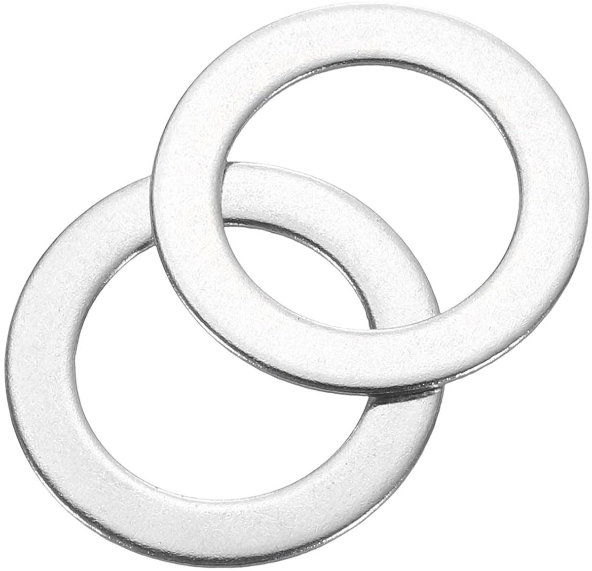 80 stuks sluitringenset, M10 x 16 x 0,3 mm, 304 roestvrij staal, sluitringen, platte afdichtingen, ringbevestigingen, sluitringen, set voor schroeven, moeren, schroefdraadstang