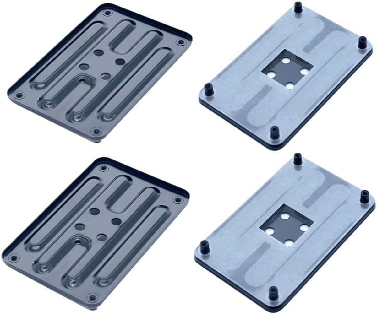 2 Stks Metalen AMD AM4 CPU Heatsink Beugel Achterplaat, Duurzame Radiator Base Houder Montage Backplane voor AM4 AMD